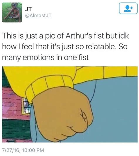 fist meme|ARTHUR’S FIST: A MEME HISTORY .